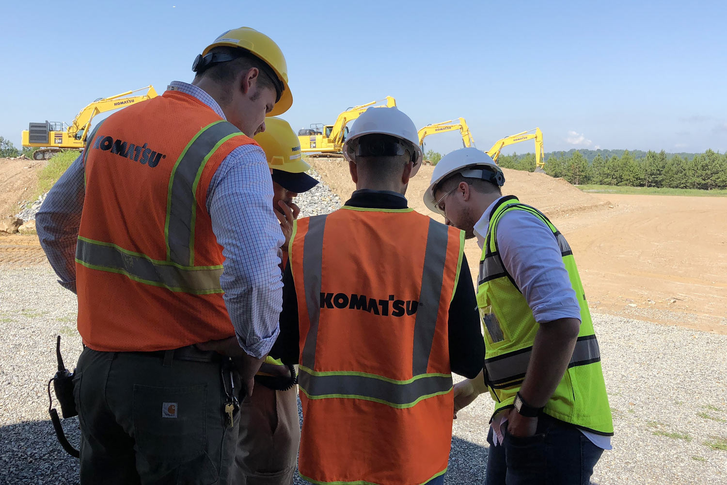 Komatsu America testing drone data solutions provided by Propeller Aero