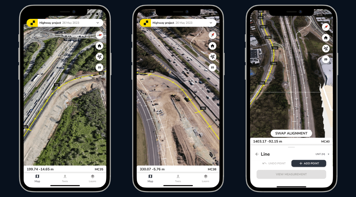 Propeller's alignments functionality on mobile devices