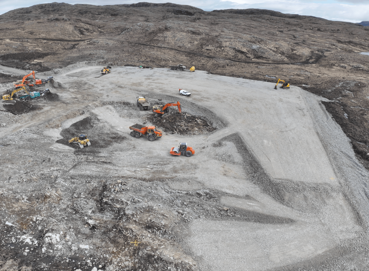 Story Contracting site aerial site photo