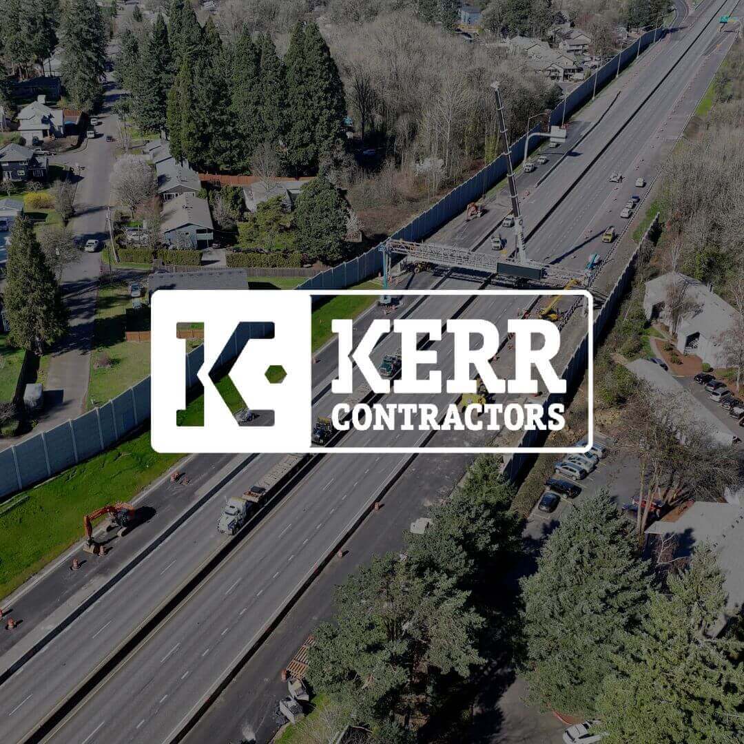 Kerr Contractors logo + Propeller